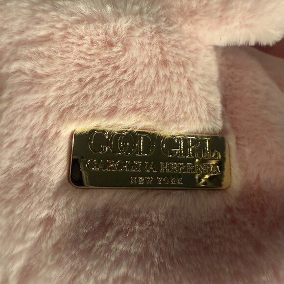 Carolina Herrera “Good Girl” Tote – Velvet Luxe, Gold Detail, Rare Find NWOT - Picture 3 of 5